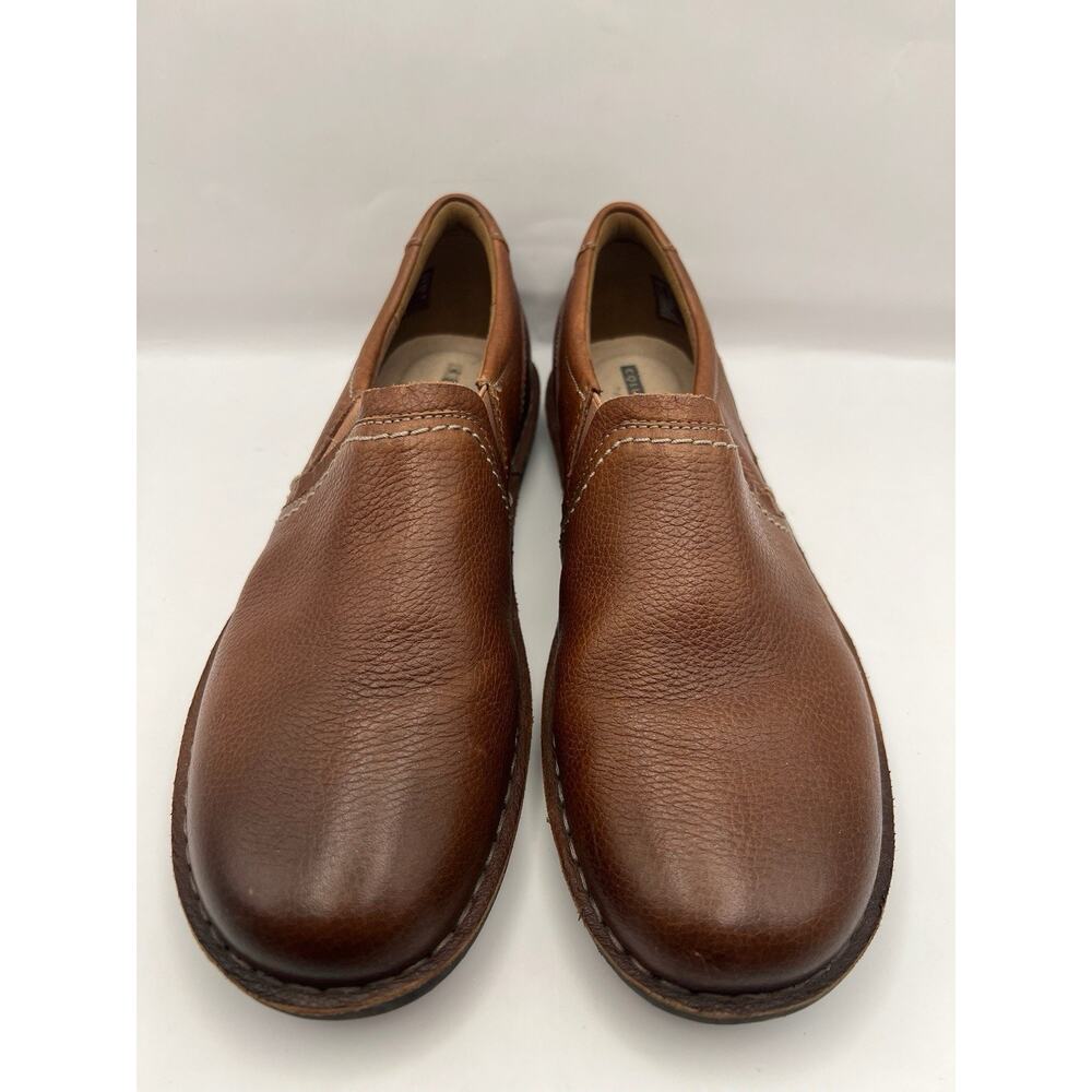 Clarks Janice Barrie Brown Leather Slip On Shoes Women Size 8 - Picture 6 of 9